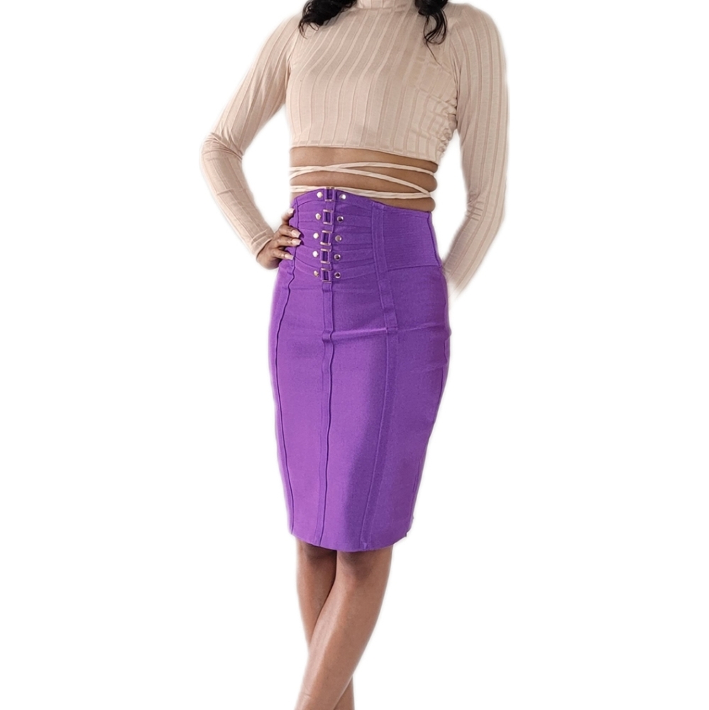 Wrapped In Class Bandage Pencil Skirt